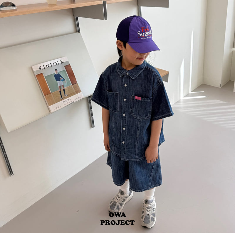 O Wa - Korean Children Fashion - #Kfashion4kids - Linen Denim Pants - 4