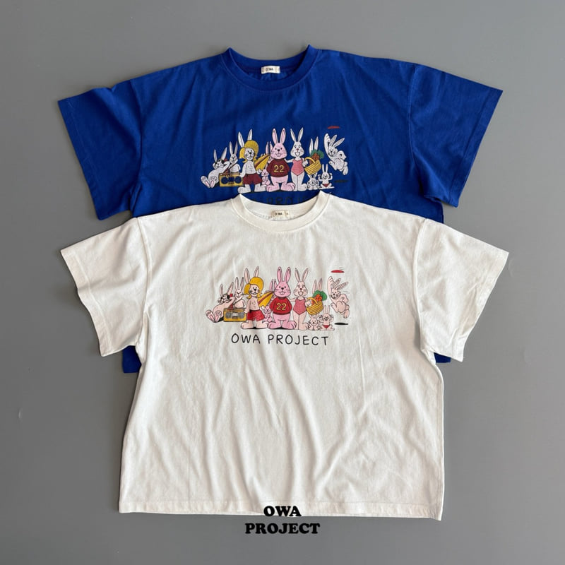 O Wa - Korean Children Fashion - #littlefashionista - Rabbit Tee