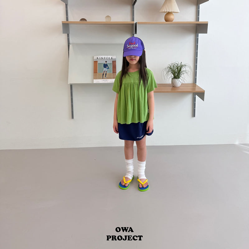 O Wa - Korean Children Fashion - #littlefashionista - Shirring Tee - 9