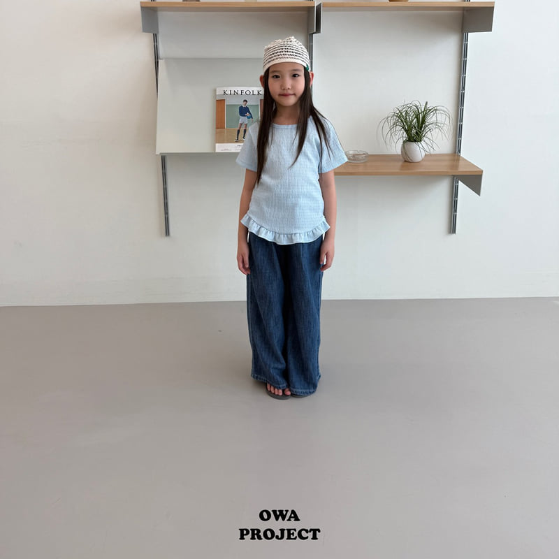 O Wa - Korean Children Fashion - #littlefashionista - Pleated Frill Tee - 12