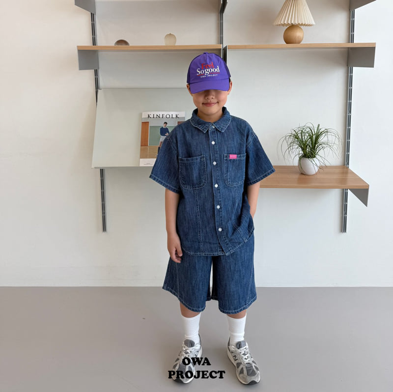 O Wa - Korean Children Fashion - #minifashionista - Linen Denim Pants - 6