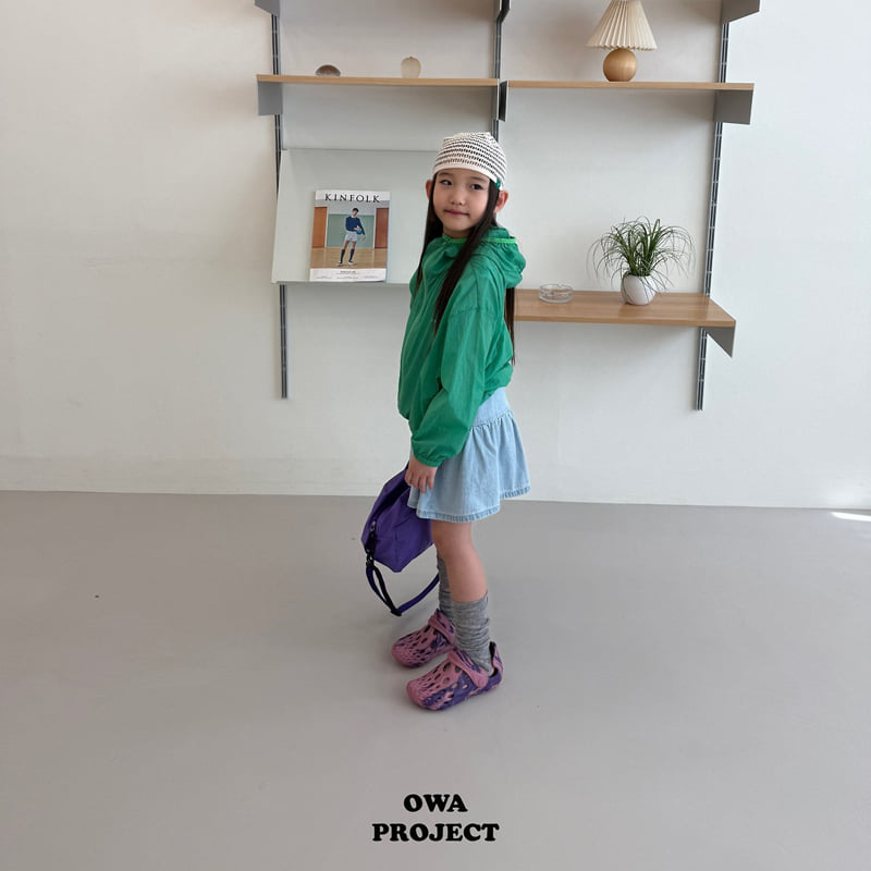 O Wa - Korean Children Fashion - #prettylittlegirls - Panel Denim One-piece - 5