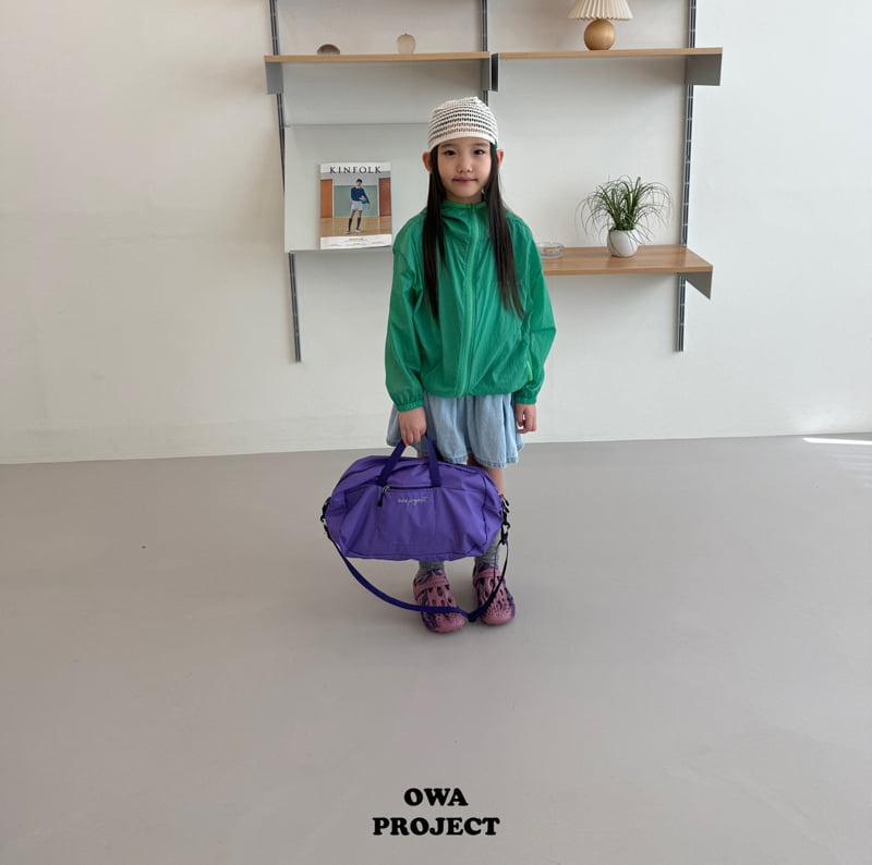 O Wa - Korean Children Fashion - #todddlerfashion - Panel Denim One-piece - 6