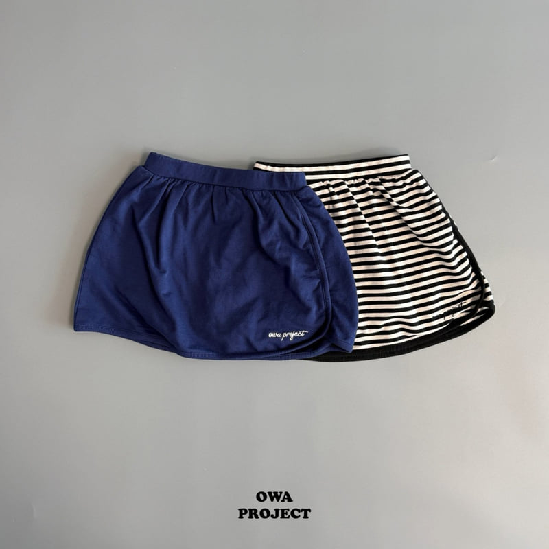 O Wa - Korean Children Fashion - #todddlerfashion - Wrap Terry Skirt