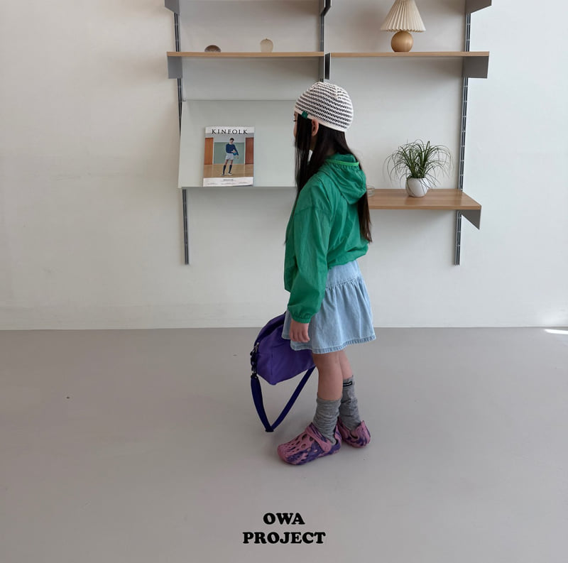 O Wa - Korean Children Fashion - #toddlerclothing - Panel Denim One-piece - 7