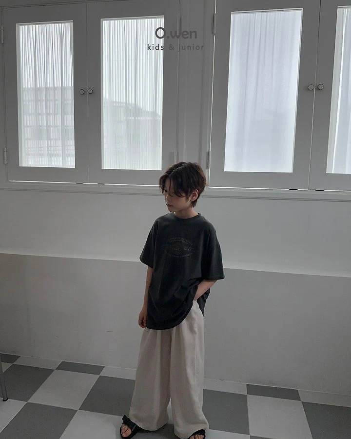 O Wen - Korean Children Fashion - #kidzfashiontrend - Cut Pigment Short Sleeve Tee - 4