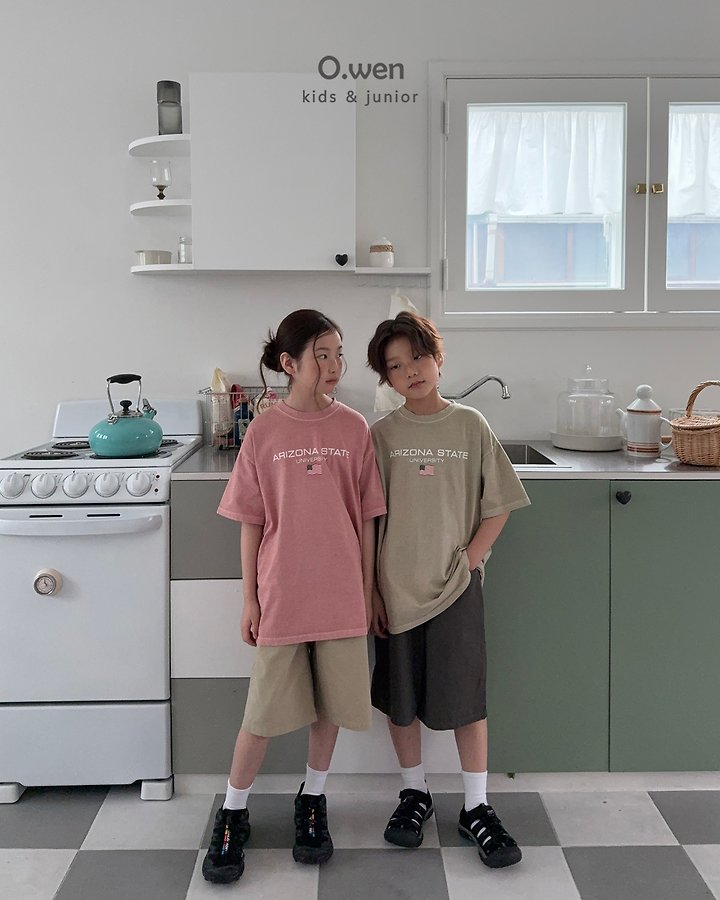 O Wen - Korean Children Fashion - #Kfashion4kids - Arizona Pigment Short Sleeve Tee