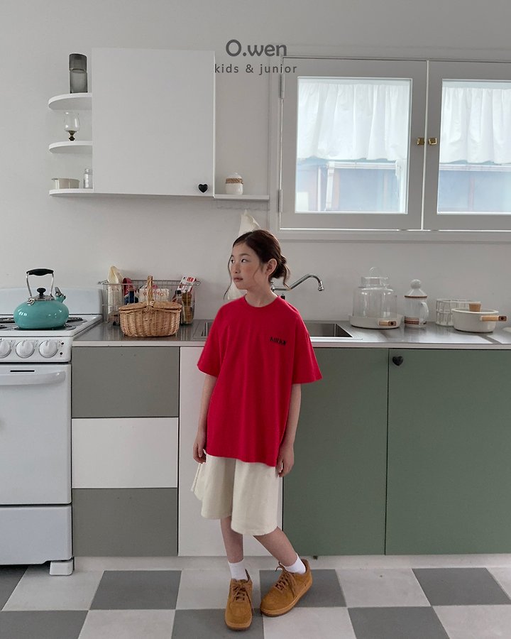 O Wen - Korean Children Fashion - #Kfashion4kids - Milky Short Sleeve Tee - 10