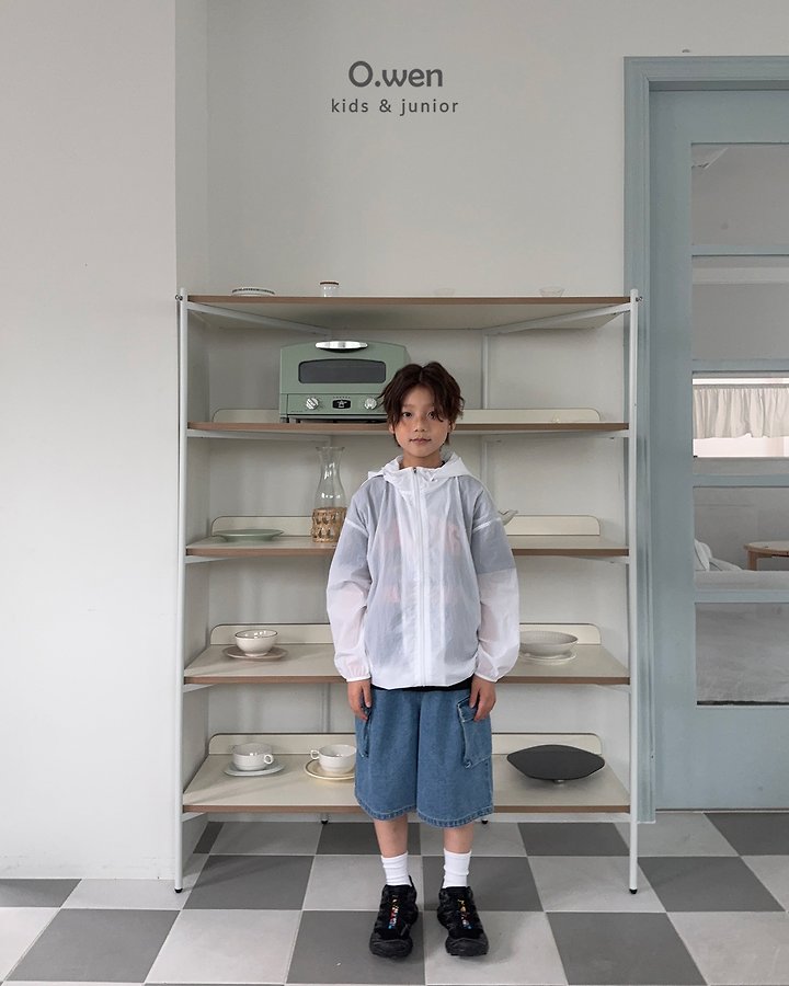 O Wen - Korean Children Fashion - #Kfashion4kids - Pocket Bermuda Denim Pants - 6