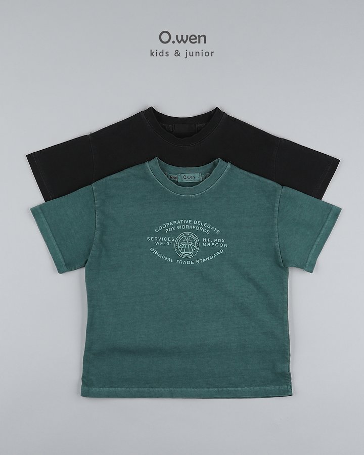 O Wen - Korean Children Fashion - #childofig - Cut Pigment Short Sleeve Tee - 12