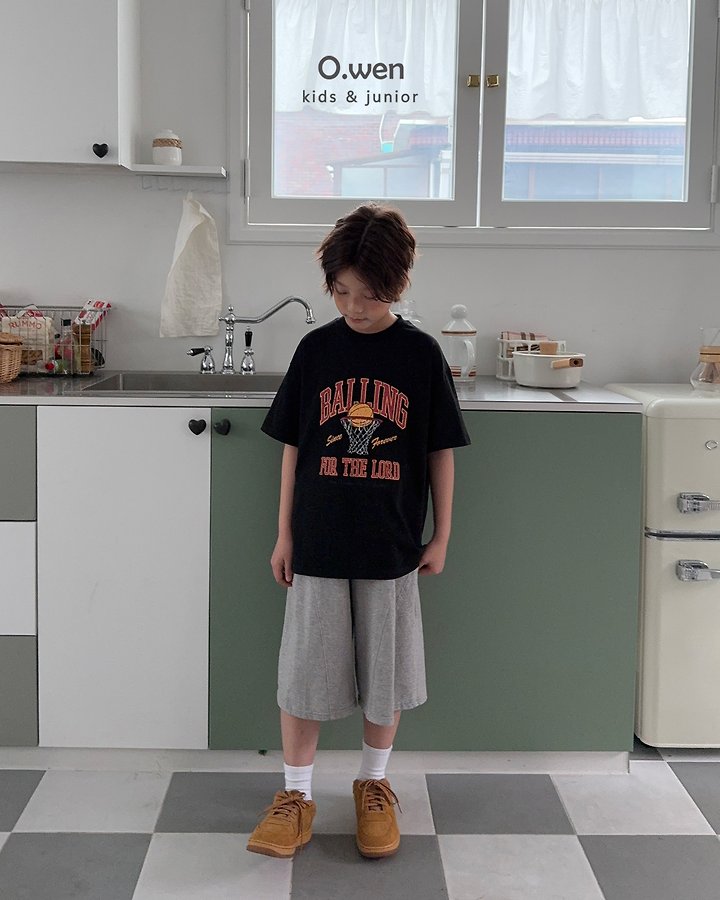 O Wen - Korean Children Fashion - #childofig - Basketball Short Sleeve Tee - 7