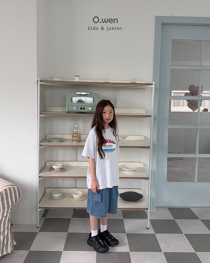 O Wen - Korean Children Fashion - #childofig - Pocket Bermuda Denim Pants - 11
