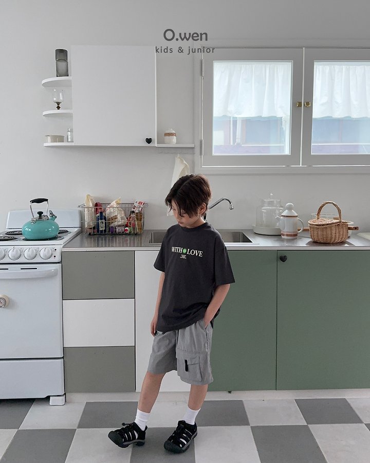 O Wen - Korean Children Fashion - #childofig - With Love Short Sleeve Tee - 8