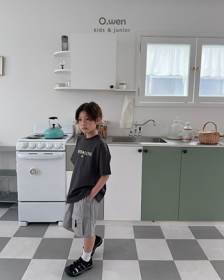 O Wen - Korean Children Fashion - #childofig - With Love Short Sleeve Tee - 9