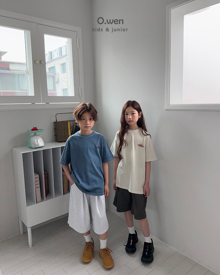O Wen - Korean Children Fashion - #childofig - Camping Pigment Short Sleeve Tee - 5