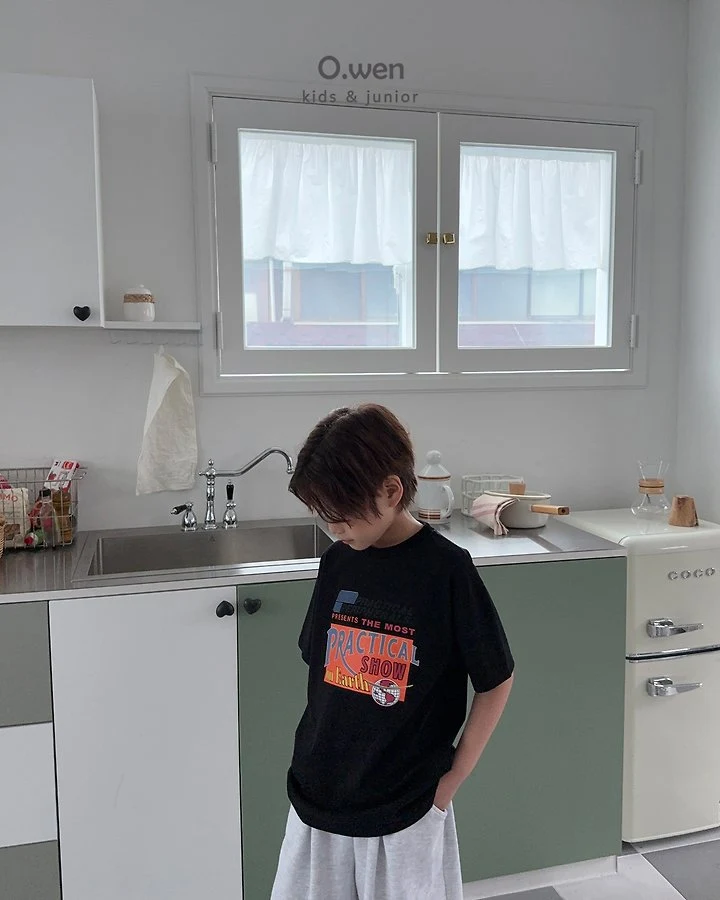 O Wen - Korean Children Fashion - #childofig - Practical Short Sleeve Tee - 4