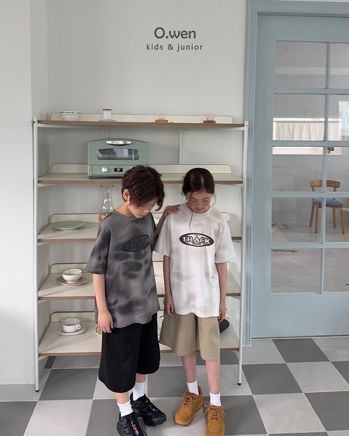 O Wen - Korean Children Fashion - #childrensboutique - Track Washing Short Sleeve Tee - 6
