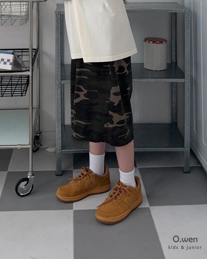O Wen - Korean Children Fashion - #childrensboutique - Camo Bermuda Pants - 9