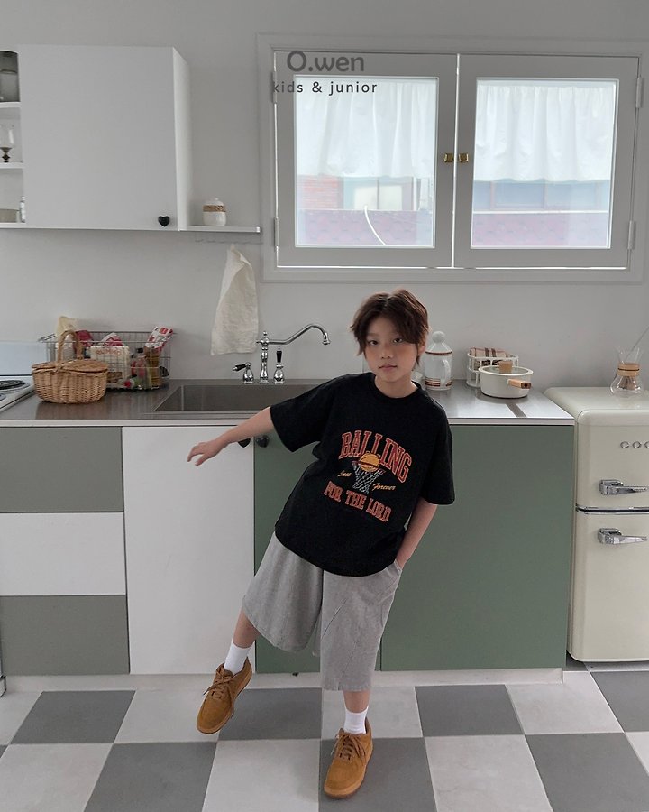 O Wen - Korean Children Fashion - #designkidswear - Basketball Short Sleeve Tee - 9