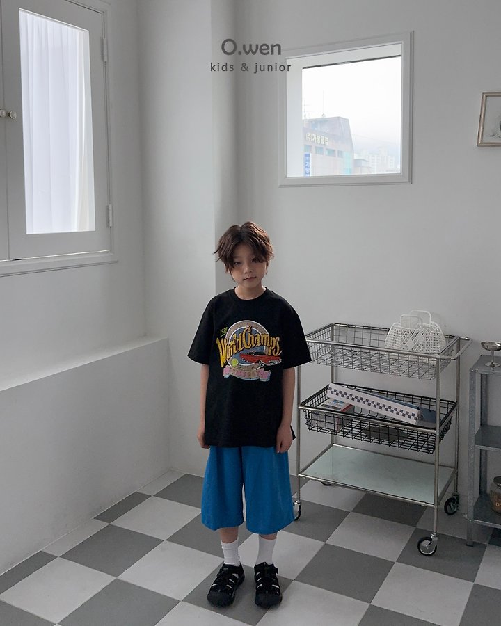 O Wen - Korean Children Fashion - #designkidswear - World Champ Short Sleeve Tee - 8
