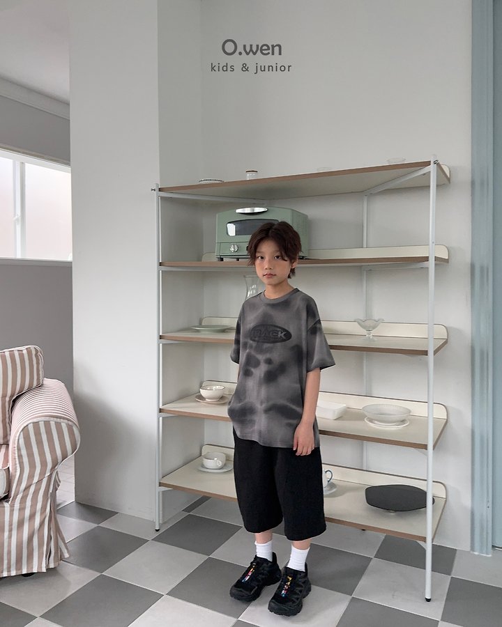 O Wen - Korean Children Fashion - #designkidswear - Track Washing Short Sleeve Tee - 7