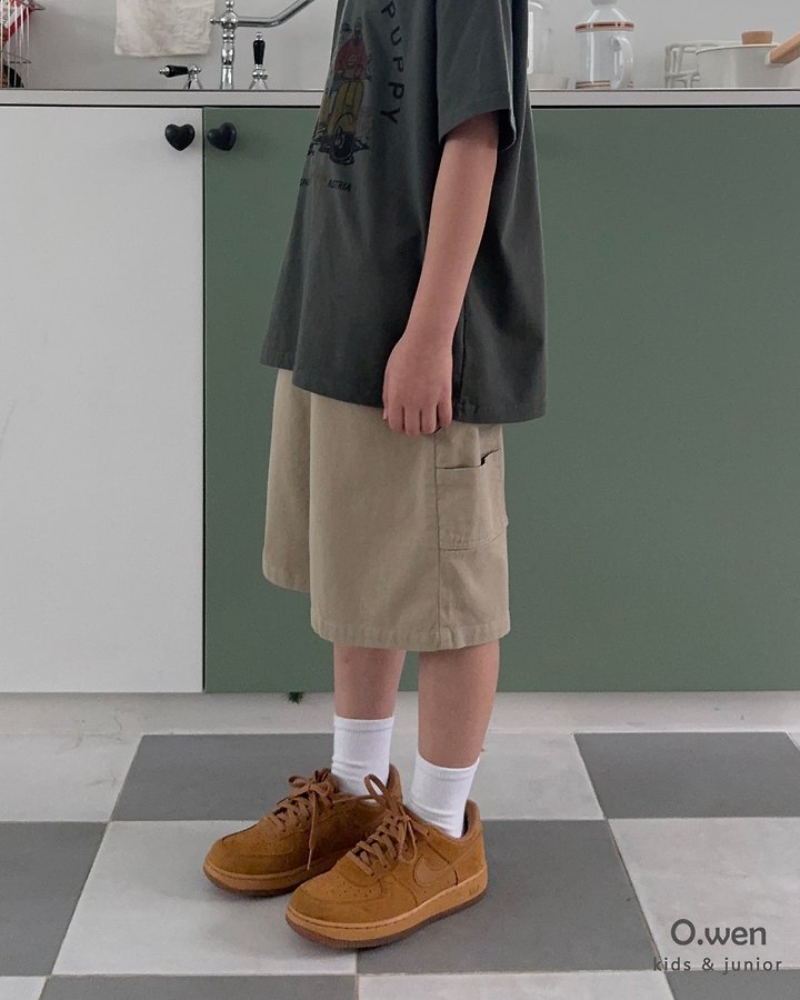 O Wen - Korean Children Fashion - #designkidswear - Carpenter Cotton Pants