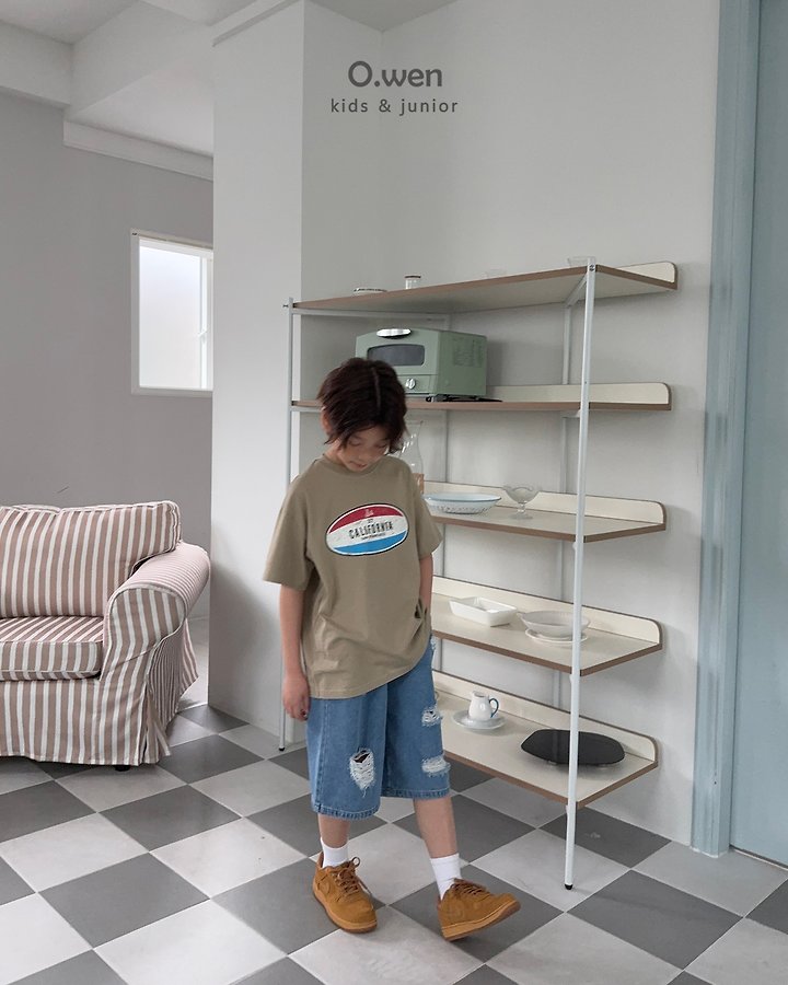 O Wen - Korean Children Fashion - #designkidswear - California Short Sleeve Tee - 9