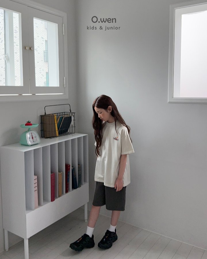 O Wen - Korean Children Fashion - #designkidswear - Camping Pigment Short Sleeve Tee - 7
