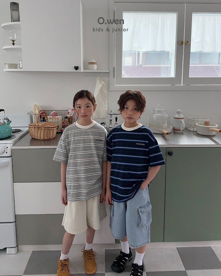 O Wen - Korean Children Fashion - #discoveringself - Studio Stripe Tee