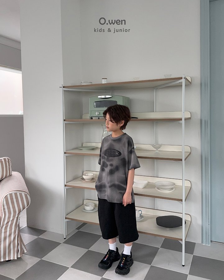 O Wen - Korean Children Fashion - #discoveringself - Track Washing Short Sleeve Tee - 8