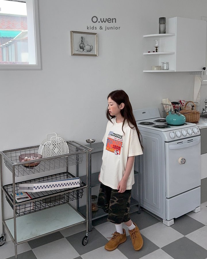 O Wen - Korean Children Fashion - #discoveringself - Camo Bermuda Pants - 11