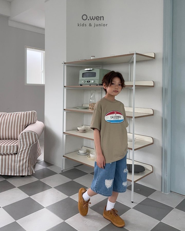O Wen - Korean Children Fashion - #discoveringself - California Short Sleeve Tee - 10