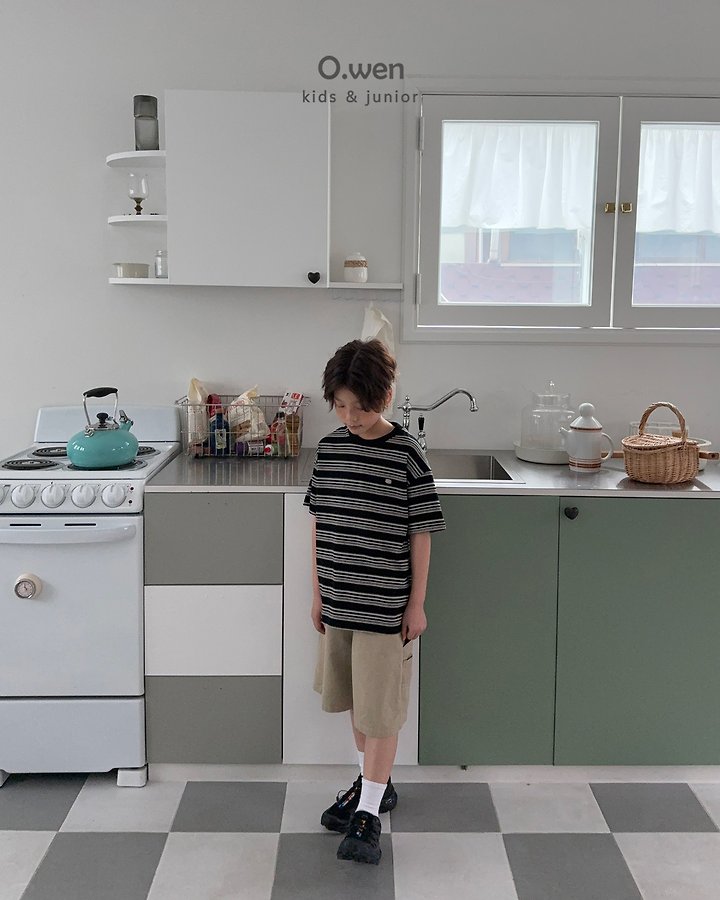 O Wen - Korean Children Fashion - #fashionkids - Reed Stripe Tee - 7