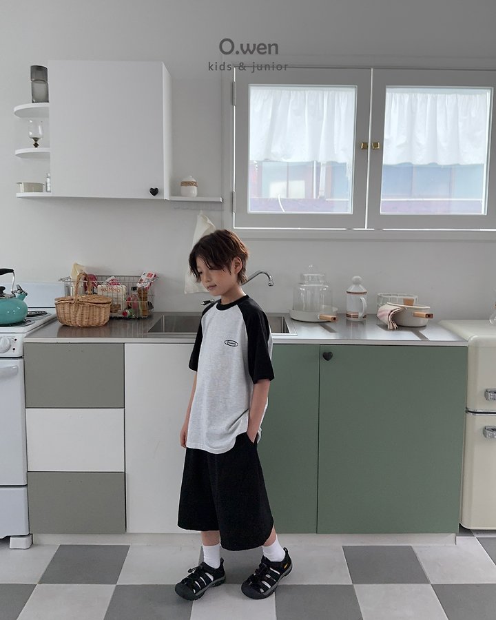 O Wen - Korean Children Fashion - #kidsshorts - Standard Raglan Tee - 6