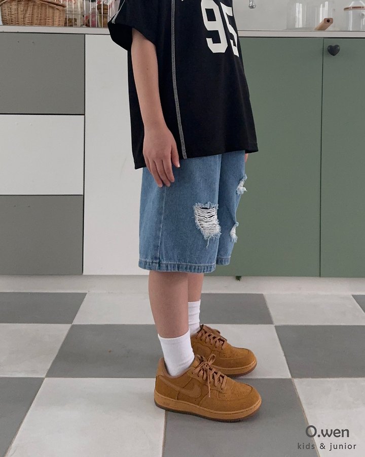 O Wen - Korean Children Fashion - #kidsshorts - Vintage Bermuda Pants