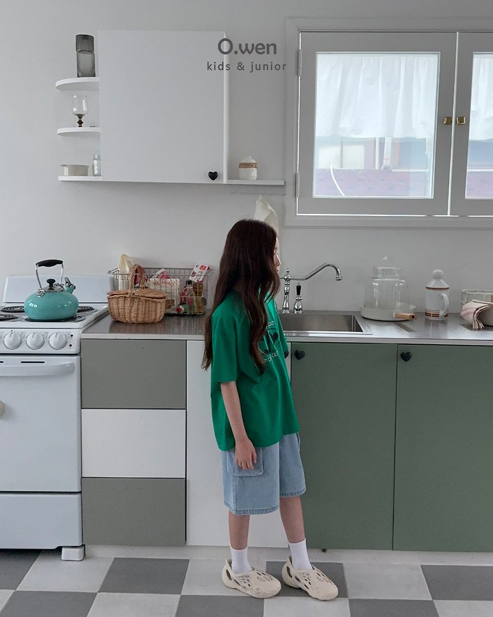 O Wen - Korean Children Fashion - #kidsshorts - New York Short Sleeve Tee - 11