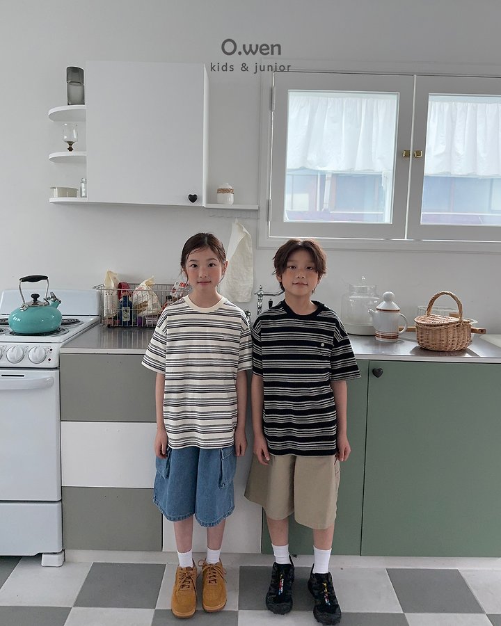 O Wen - Korean Children Fashion - #kidsstore - Reed Stripe Tee - 9