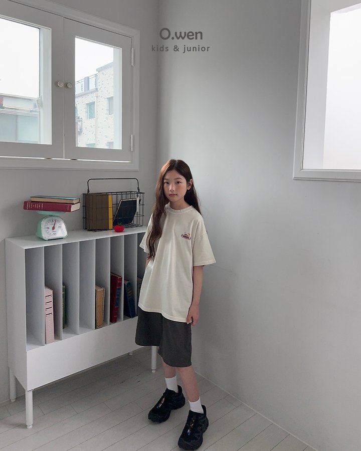 O Wen - Korean Children Fashion - #kidsstore - Camping Pigment Short Sleeve Tee - 11