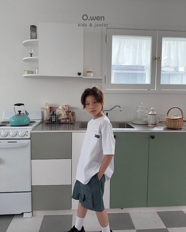 O Wen - Korean Children Fashion - #kidzfashiontrend - Pocket Short Sleeve Tee - 6