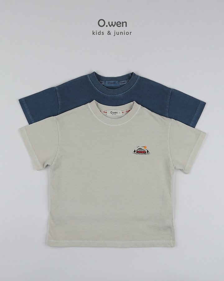 O Wen - Korean Children Fashion - #kidzfashiontrend - Camping Pigment Short Sleeve Tee - 12
