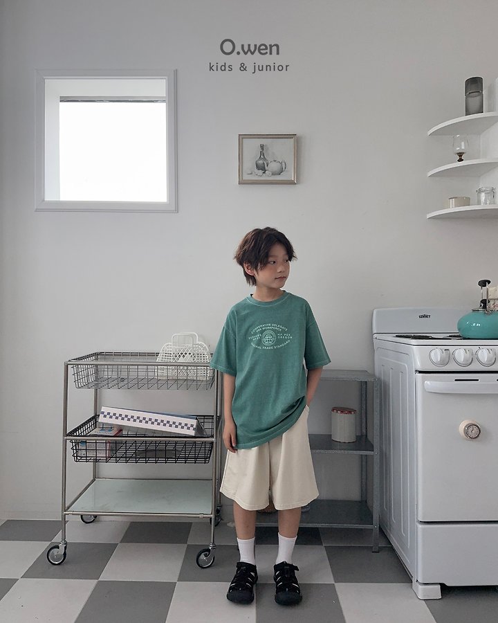 O Wen - Korean Children Fashion - #littlefashionista - Cut Pigment Short Sleeve Tee - 5