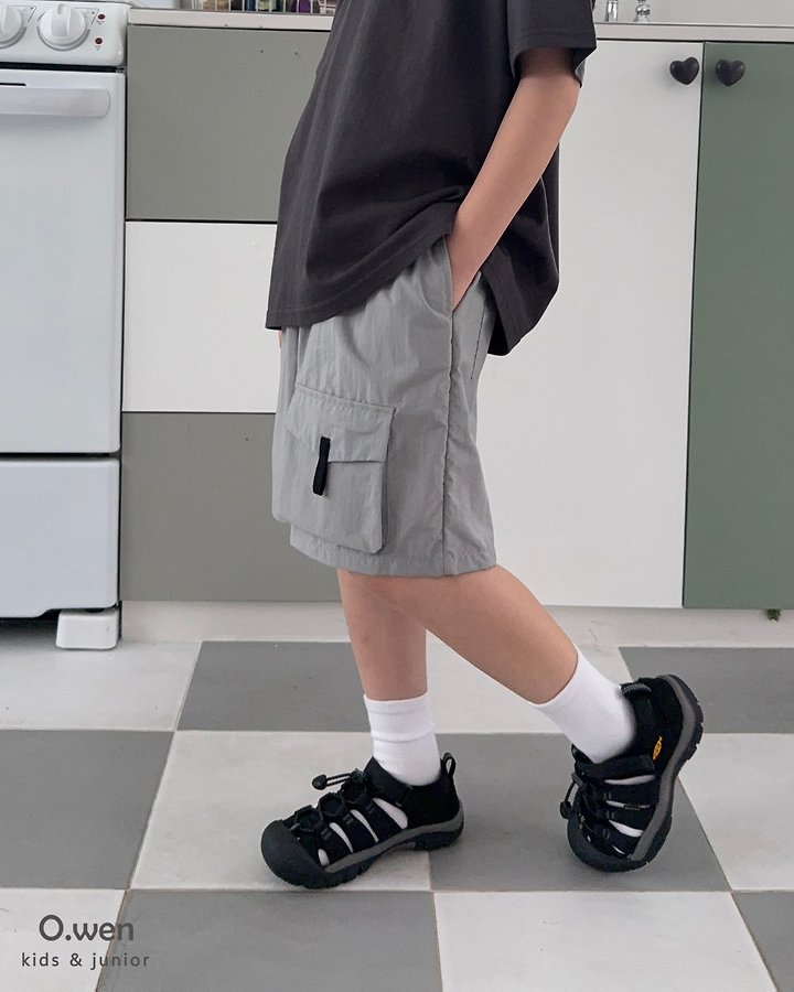 O Wen - Korean Children Fashion - #littlefashionista - Pocket Nylon Pants
