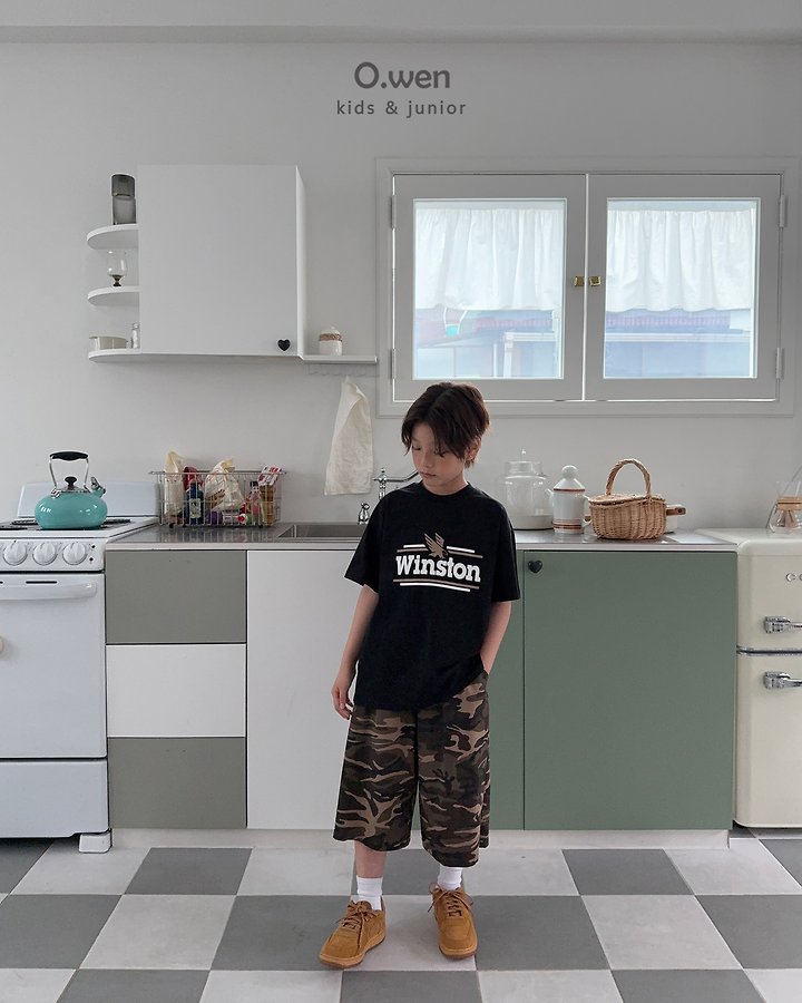 O Wen - Korean Children Fashion - #littlefashionista - Camo Bermuda Pants - 3