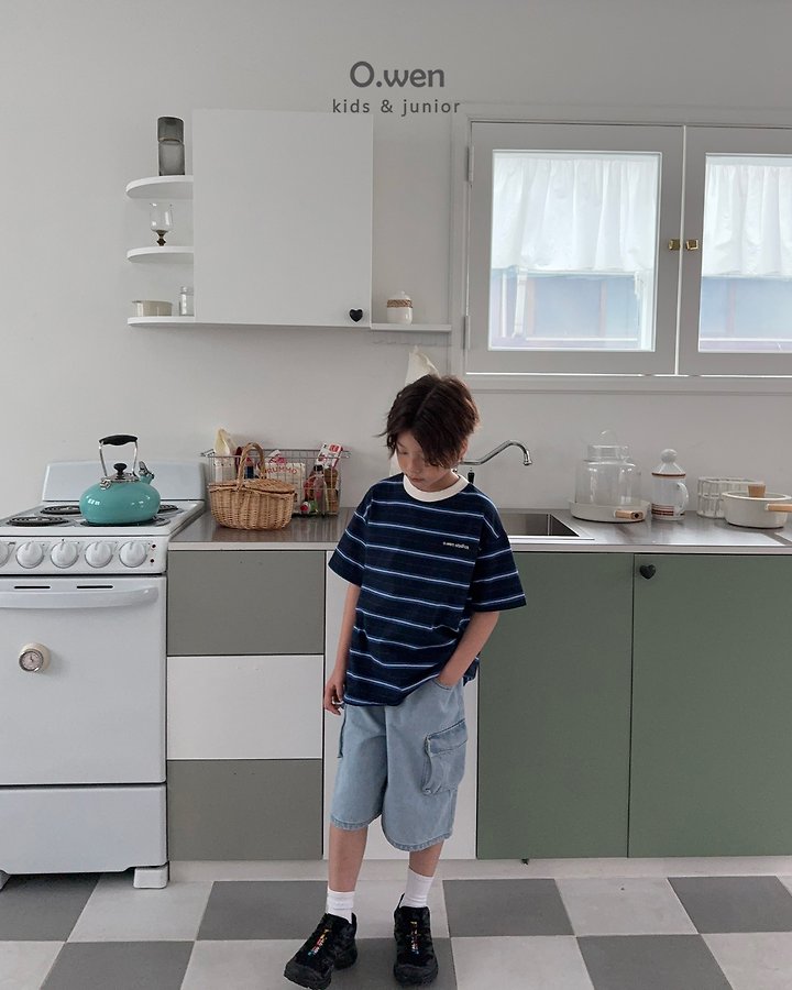 O Wen - Korean Children Fashion - #magicofchildhood - Studio Stripe Tee - 8