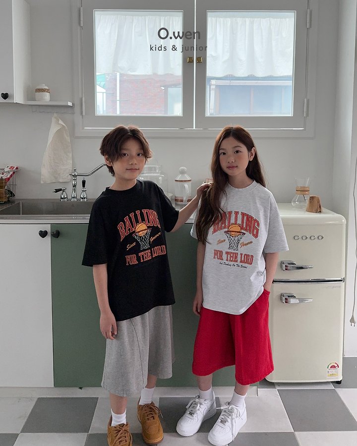 O Wen - Korean Children Fashion - #magicofchildhood - Basketball Short Sleeve Tee