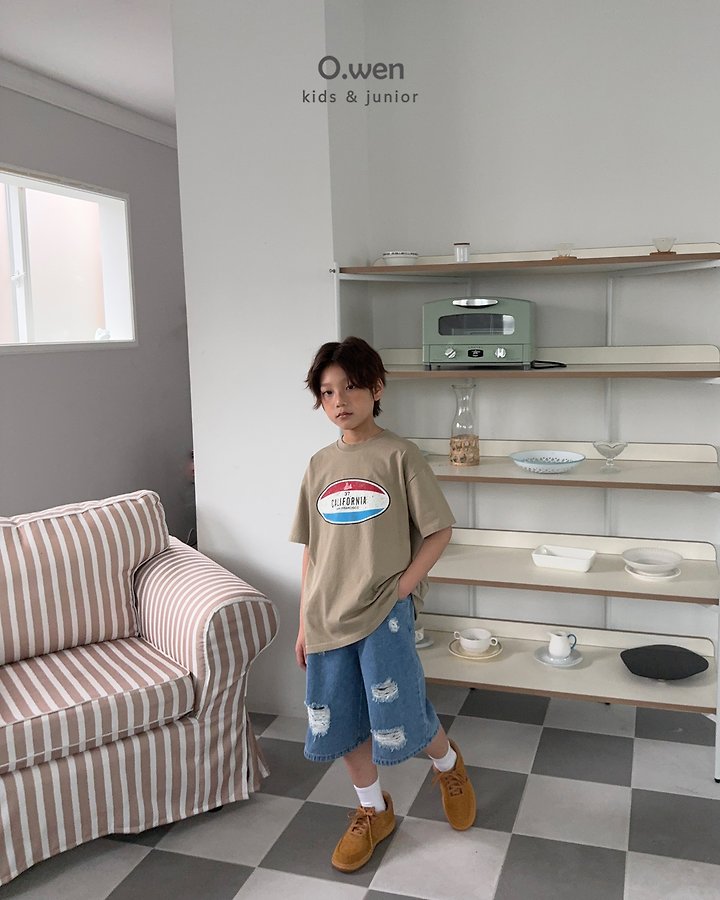 O Wen - Korean Children Fashion - #magicofchildhood - California Short Sleeve Tee - 3
