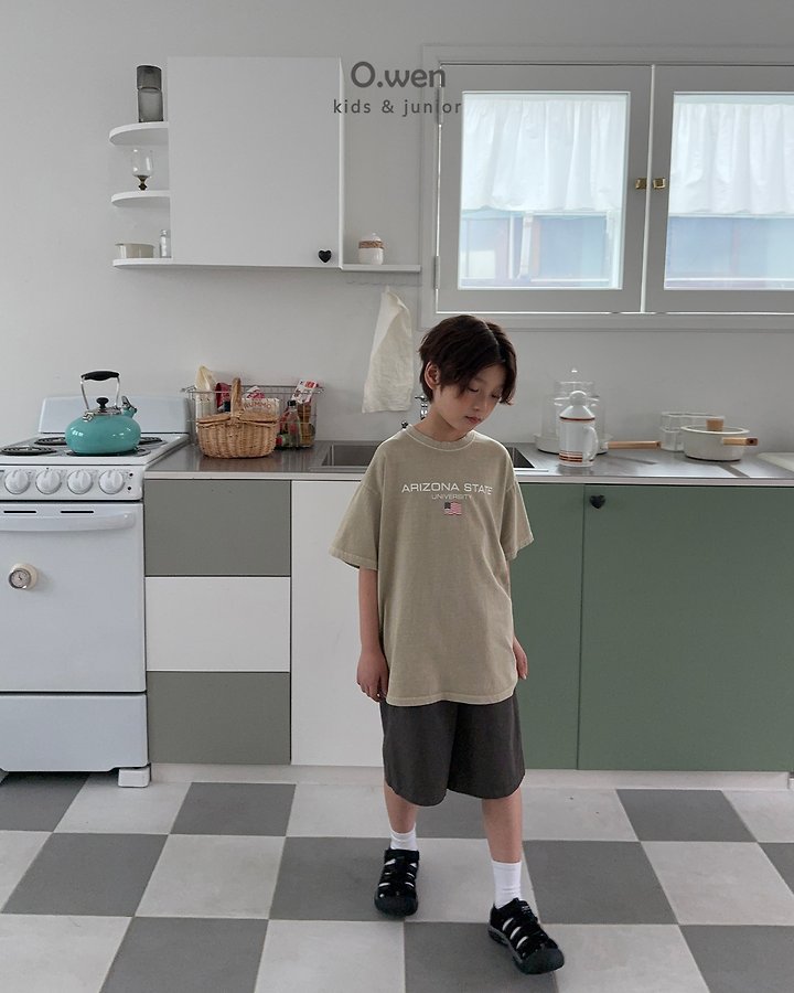 O Wen - Korean Children Fashion - #magicofchildhood - Arizona Pigment Short Sleeve Tee - 4