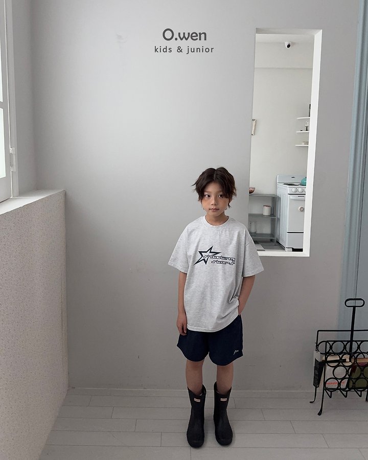 O Wen - Korean Children Fashion - #prettylittlegirls - Shooting Star Short Sleeve Tee - 7