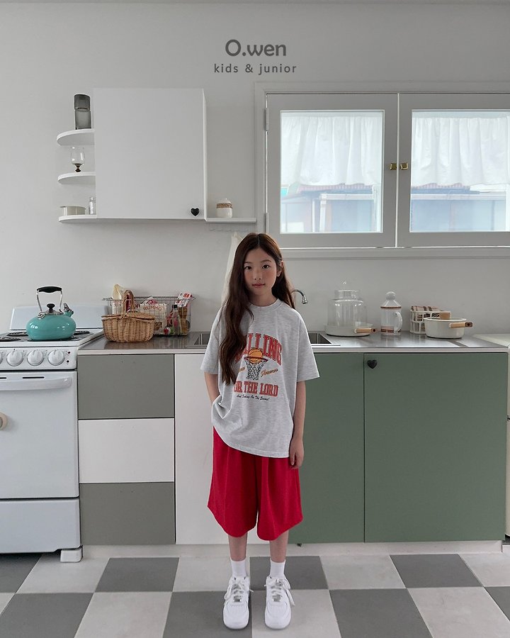O Wen - Korean Children Fashion - #prettylittlegirls - Basketball Short Sleeve Tee - 3
