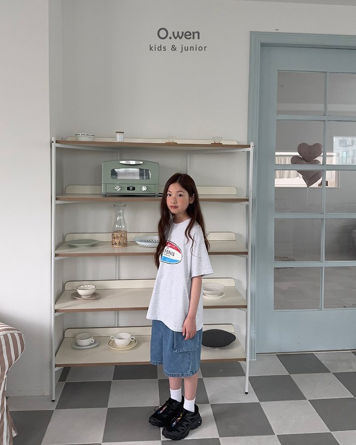 O Wen - Korean Children Fashion - #prettylittlegirls - Pocket Bermuda Denim Pants - 10